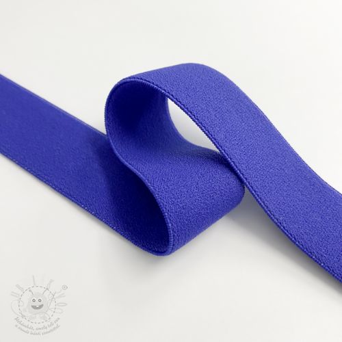 Levně Guma hladká 2,5 cm cobalt