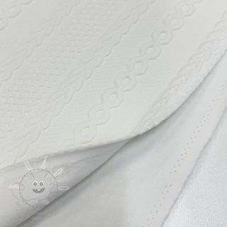 Pletenina jacquard Cable white