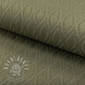 Pletenina jacquard Diamond army