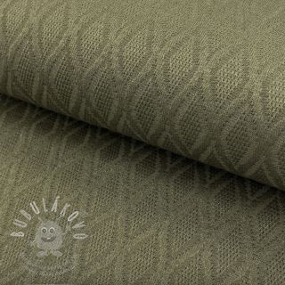 Pletenina jacquard Diamond army
