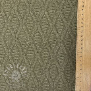 Pletenina jacquard Diamond army