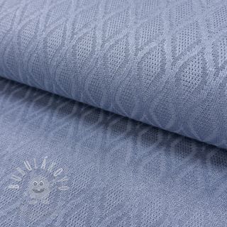 Pletenina jacquard Diamond baby blue