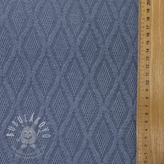 Pletenina jacquard Diamond baby blue