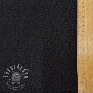 Pletenina jacquard Diamond black