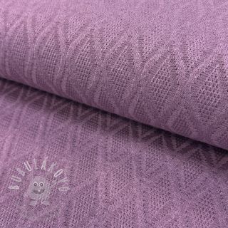 Pletenina jacquard Diamond lavender