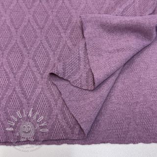 Pletenina jacquard Diamond lavender