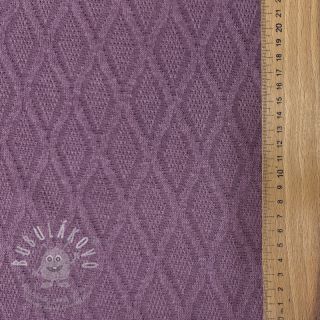 Pletenina jacquard Diamond lavender