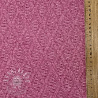 Pletenina jacquard Diamond pink