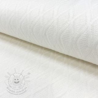 Pletenina jacquard Diamond off white