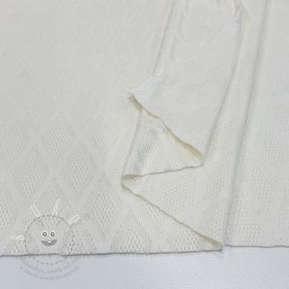 Pletenina jacquard Diamond off white