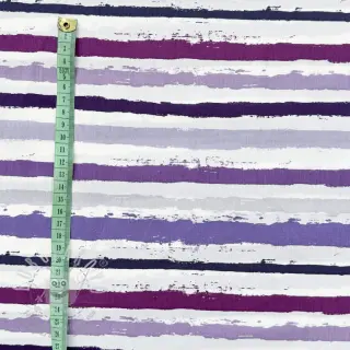 Bavlněná látka Big stripes Snoozy violet