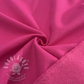 Teplákovina počesaná magenta