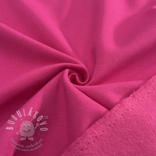 Teplákovina počesaná magenta