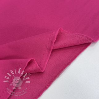 Teplákovina počesaná magenta