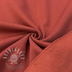 Teplákovina počesaná stone red