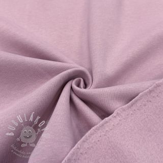 Teplákovina počesaná old pink