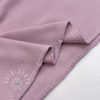 Teplákovina počesaná old pink