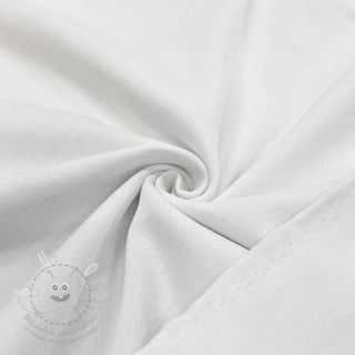 Teplákovina počesaná optical white