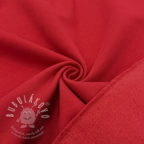 Teplákovina počesaná  dark red