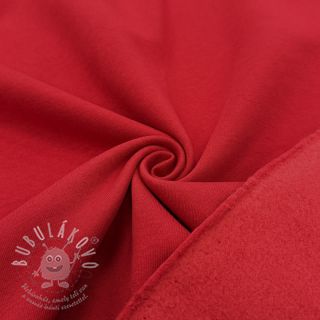 Teplákovina počesaná  dark red