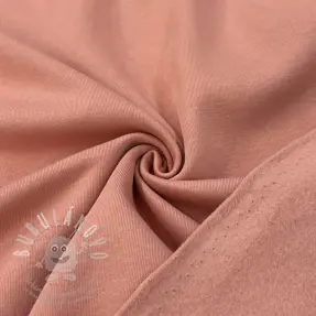 Teplákovina počesaná faded coral