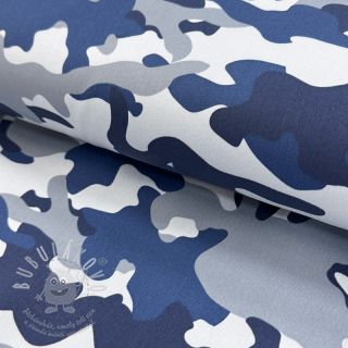 JEANS DENIM STRETCH Camouflage blue