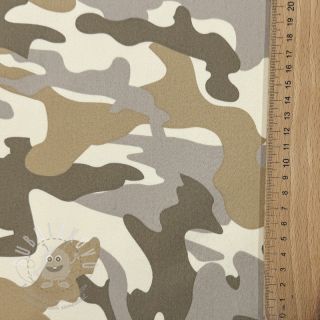 JEANS DENIM STRETCH Camouflage natural