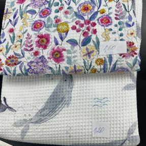 Balík látek bavlna s vaflovou vazbou 205