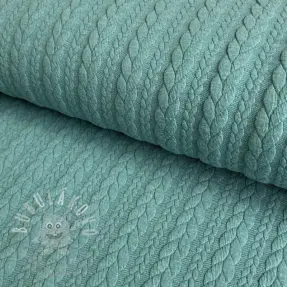 Pletenina jacquard Cably dark green