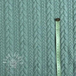 Pletenina jacquard Cably dark green