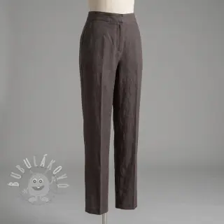 Len předepraný STONEWASHED PREMIUM mocha