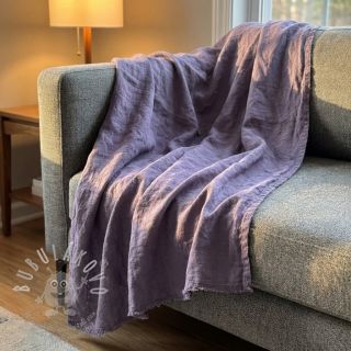 Len předepraný STONEWASHED PREMIUM lavender