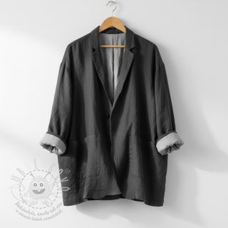 Len předepraný STONEWASHED PREMIUM black