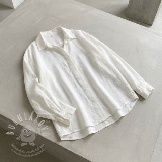 Len předepraný STONEWASHED PREMIUM off white