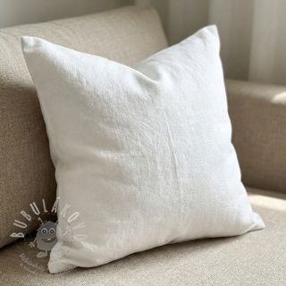 Len předepraný STONEWASHED PREMIUM white