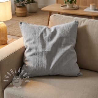 Len předepraný STONEWASHED PREMIUM light grey