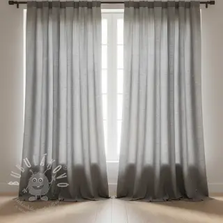 Len předepraný STONEWASHED PREMIUM middle grey