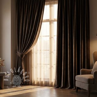 Samet VELVET LIGHT wood brown
