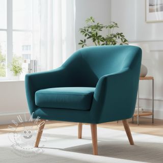 Samet VELVET LIGHT dark petrol