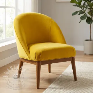 Samet VELVET LIGHT ochre