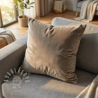 Samet VELVET STRETCH taupe