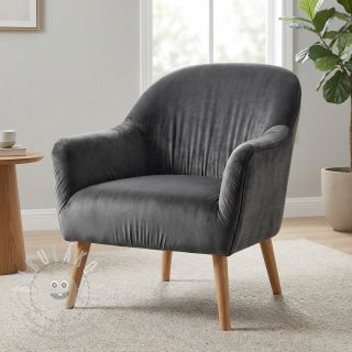 Samet VELVET STRETCH dark grey