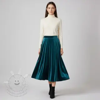 Samet VELVET STRETCH petrol