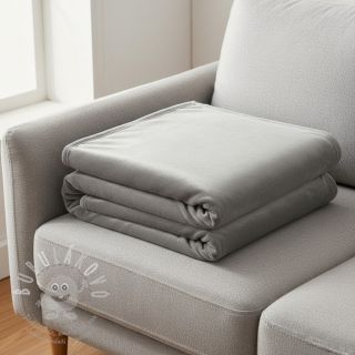 Samet VELVET STRETCH light grey