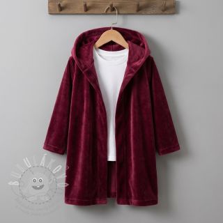 Samet VELVET STRETCH bordeaux