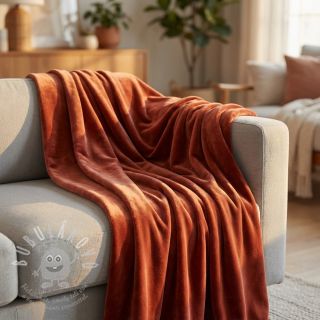 Samet VELVET STRETCH brick