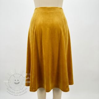 Samet VELVET STRETCH ochre