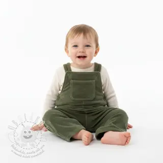 Samet VELVET STRETCH camo green