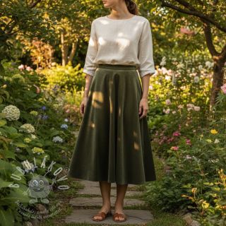 Samet VELVET STRETCH camo green