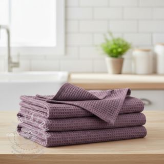 Bavlna s vaflovou vazbou mulberry